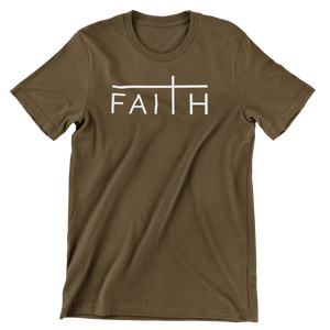 FAITH CHRISTIAN T-SHIRT- CHOCOLATE