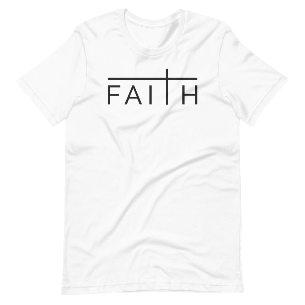 FAITH CHRISTIAN T SHIRT WHITE Urban Christian