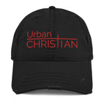 Load image into Gallery viewer, URBAN CHRISTIAN DISTRESSED DAD HAT
