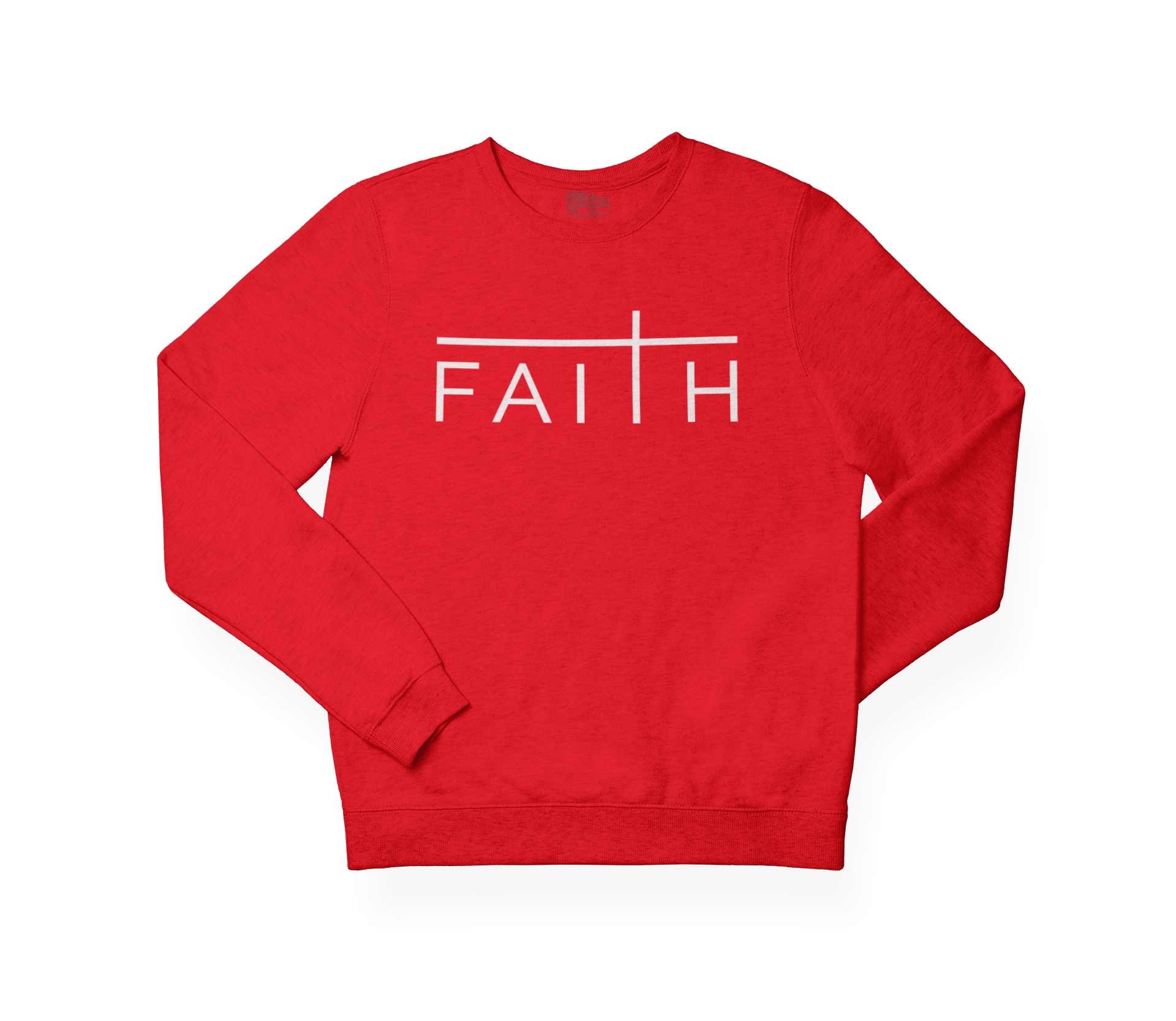 FAITH SWEATSHIRT- RED