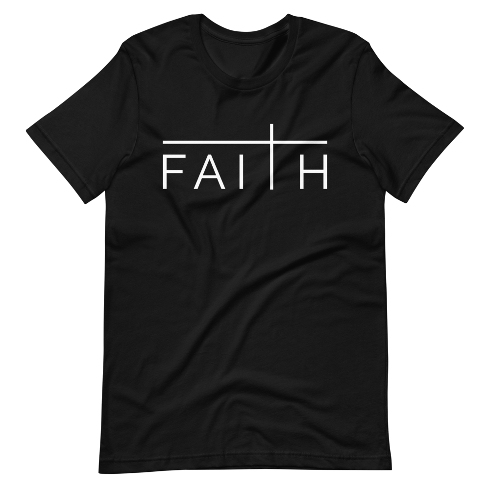 FAITH CHRISTIAN T-SHIRT- BLACK