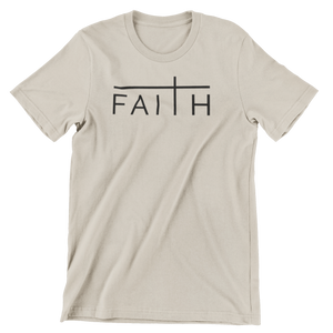 FAITH CHRISTIAN T-SHIRT- TAN