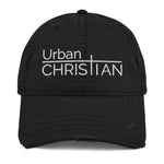 Load image into Gallery viewer, URBAN CHRISTIAN DISTRESSED DAD HAT
